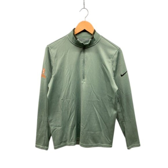 Nike Dri-FIT Men’s S Green 1/4 Zip Pullover Golf Shirt Princeton Invitational LG - Picture 1 of 12